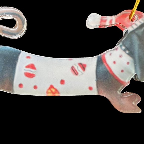 Dachshund Ornament New Gift tag hanger Doxie Weenie Dog Weiner German Pup - Picture 9 of 12